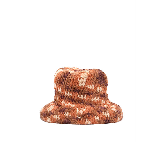 Multi Brown Mini Irma Bucket Hat